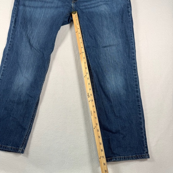 Levis Jeans Mens 40x30 Blue 541 Straight Leg Medium Wash - Picture 8 of 13